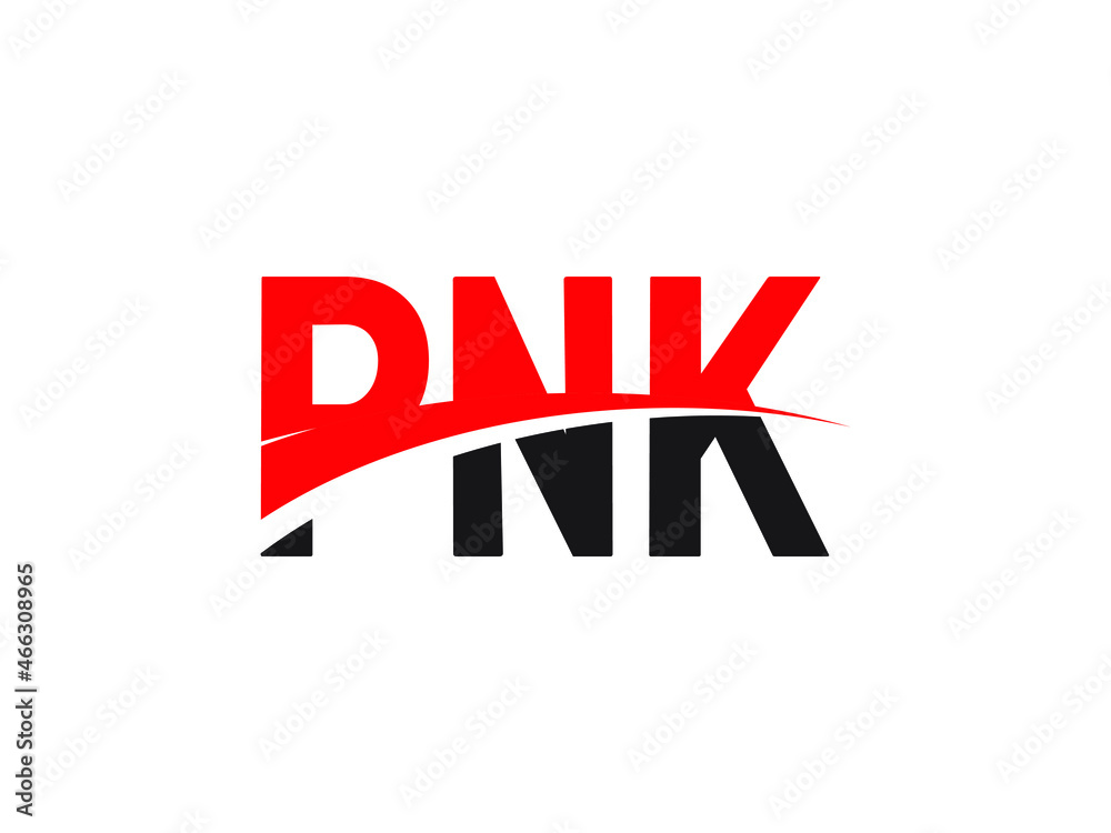 PNK Letter Initial Logo Design Vector Illustration