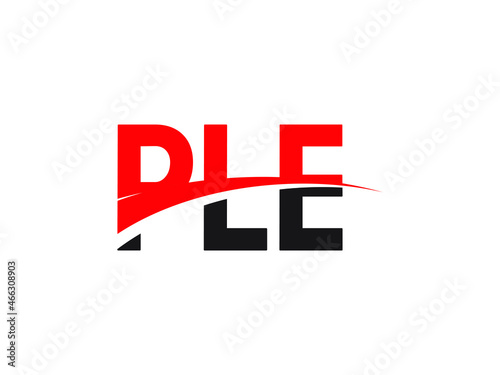 PLE Letter Initial Logo Design Vector Illustration
