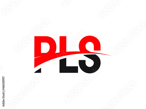 PLS Letter Initial Logo Design Vector Illustration photo