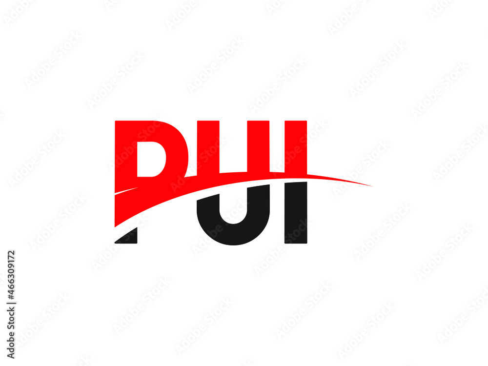 PUI Letter Initial Logo Design Vector Illustration PUI Letter Initial Logo Design Vector Illustration