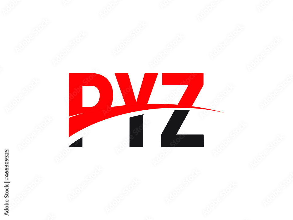PYZ Letter Initial Logo Design Vector Illustration PYZ Letter Initial Logo Design Vector Illustration