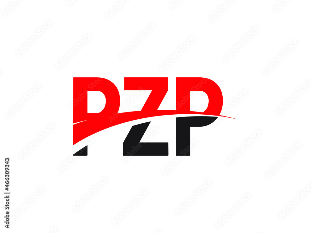 Fototapeta premium PZP Letter Initial Logo Design Vector Illustration