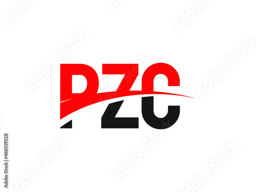 PZC Letter Initial Logo Design Vector Illustration © Rubel