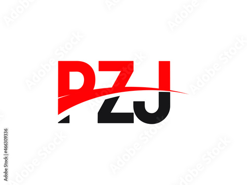Free Download PZJ Letter Initial Logo Design Vector Illustration - GFXLoad