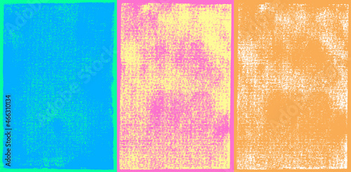 Letterpress ink textures on watercolour paper. Rough, eroded lino print textures taken from high resolution scans. Compound path and paths optimised.