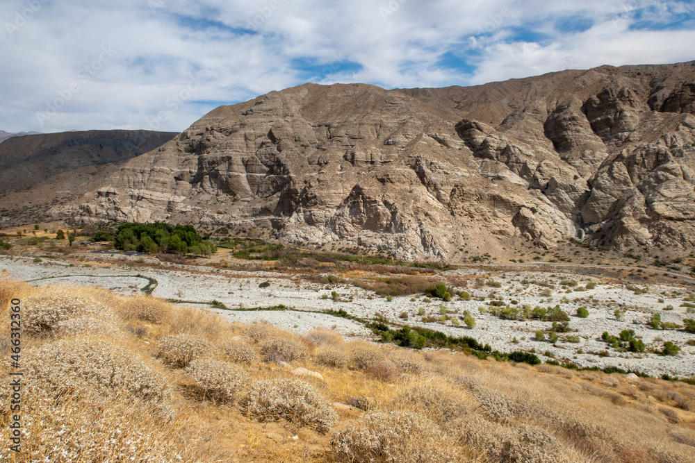 An Overlook of the California Desert Whitewater River Valley from the Trail Above the Wildlands Conservancy