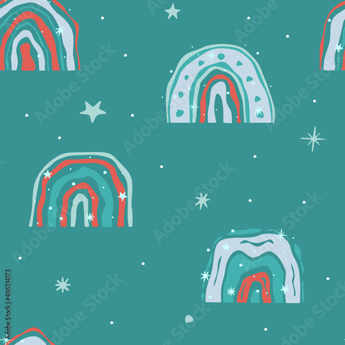 Winter seamless pattern.
