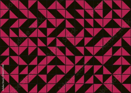Abstract Geometric Pattern generative computational art illustration