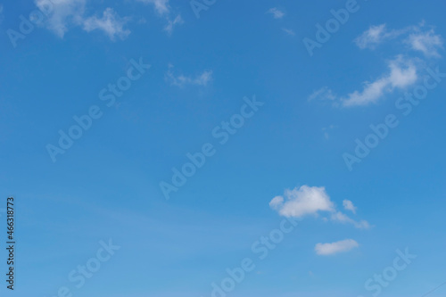 clear sky and clouds copy space for text