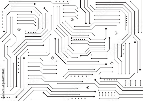 Circuit technology background with hi-tech digital