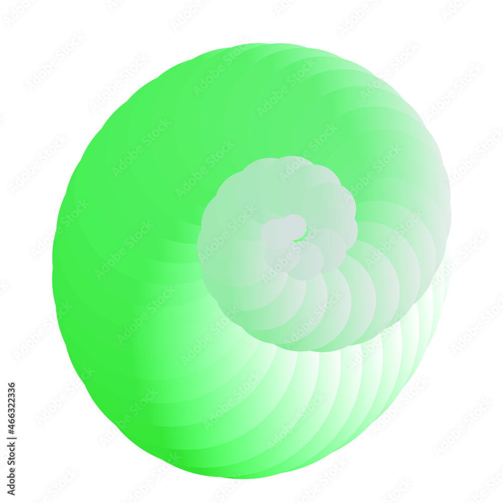 Spiral logo. Delicate, light greens, airy and fresh. Geometric, rounded shape, shell
Spiral logo. Delicate, light greens, airy and fresh. Geometric, rounded shape, shell
