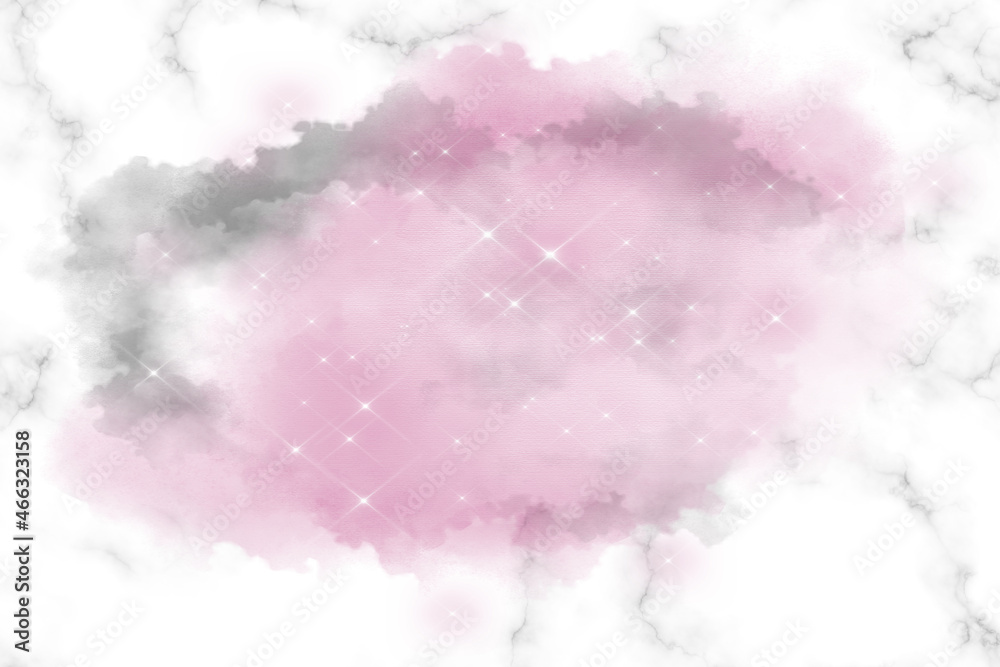 Fototapeta premium Pink and gray smoke abstract background. Beauty and fashion logo background
