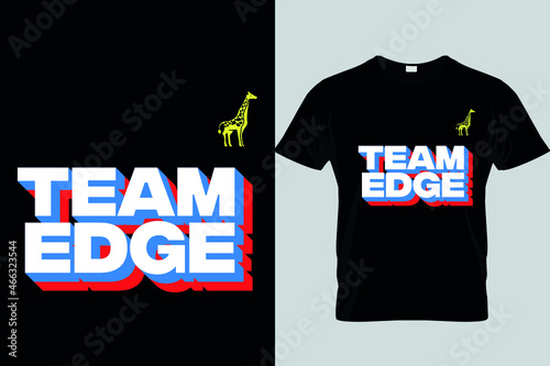 Funny team edge sports t-shirt