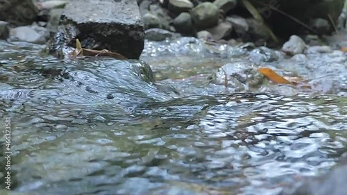 flowing water