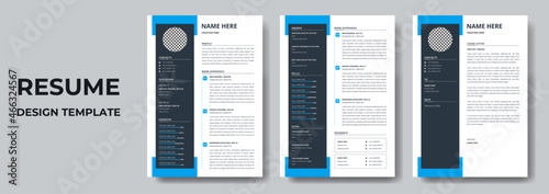 Clean Modern Resume and Cover Letter Layout Vector Template for Business Job Applications, Minimalist resume cv template, Resume design template, cv design, multipurpose resume design