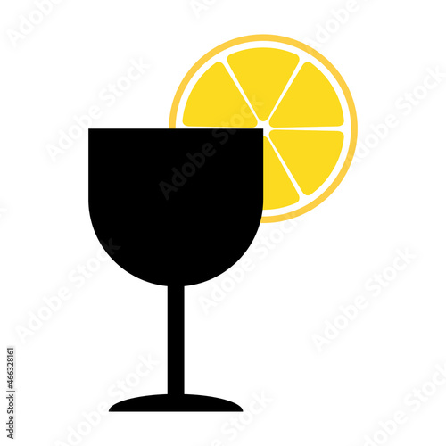 Citrus fresh icon, food fruit juice organic symbol, healty nature design vector illustration