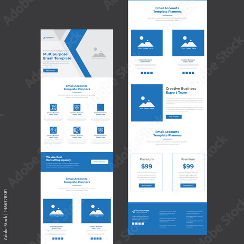 Creative Corporate Business Email Template Design photo