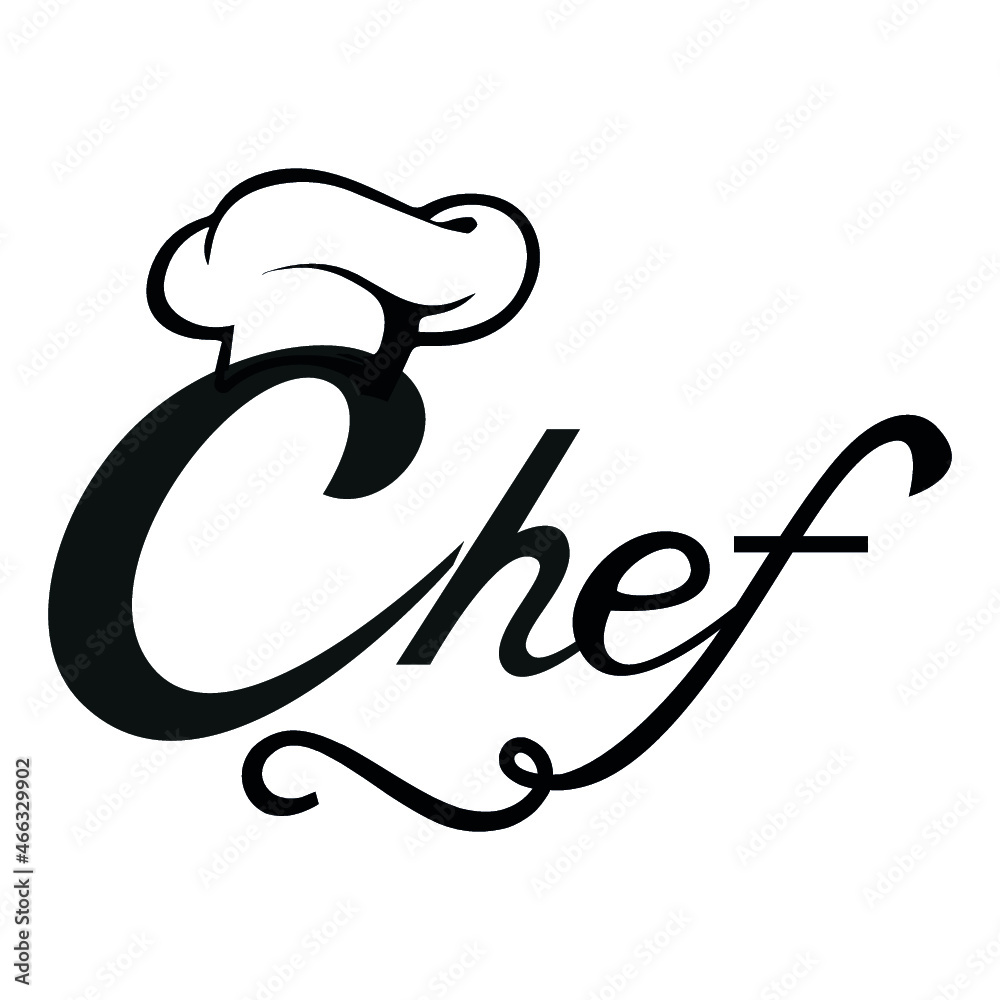 Chef icon. Symbol icon logo design.