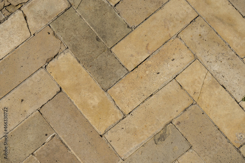 Background yellow brick wall