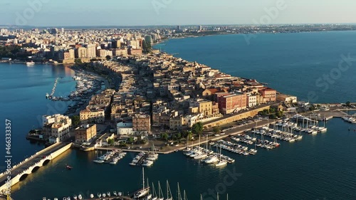 Taranto, the old town port at sunset 4