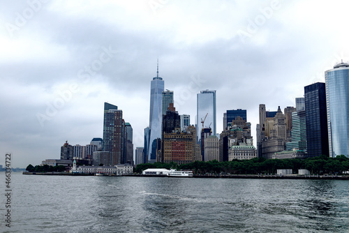 West Lower Manhattan view from Hoboken  New Jersey