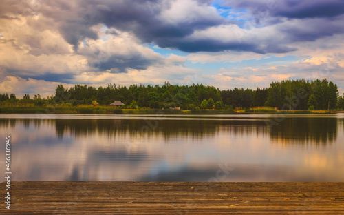 lake and sky