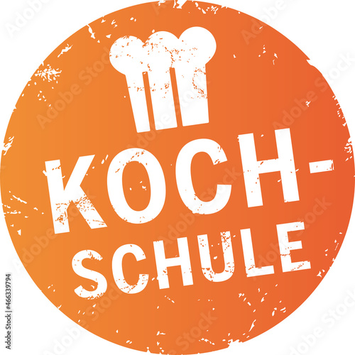 oranger Button Kochschule