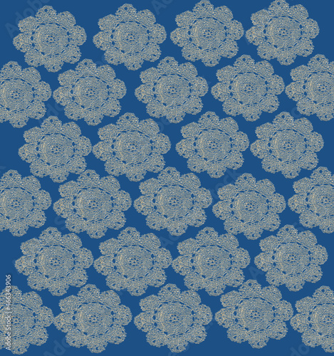 Pale Blue Lace Background