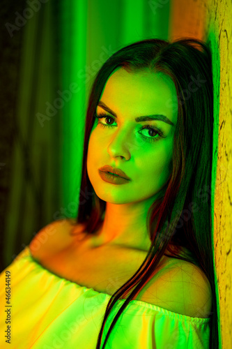 Fotografie Portrait of a young beautiful woman