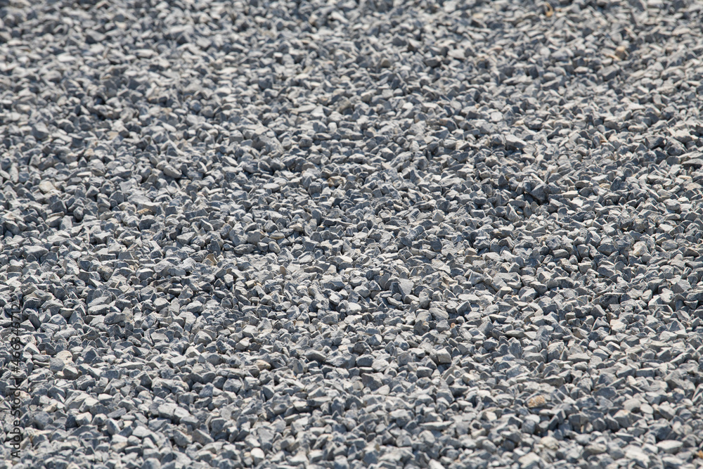 Gravel on the path. Gray stones. Gravel used in making th walk sidewalk Gravel on the path. Gray stones. Gravel used in making th walk sidewalk