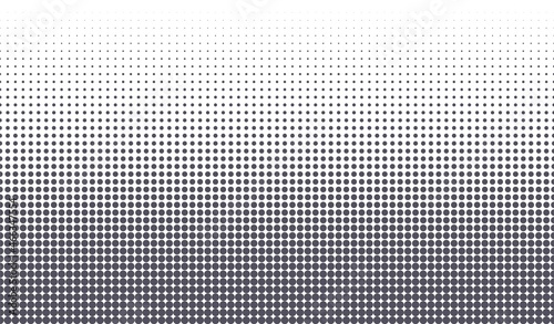 Halftone dots pattern. Fadedduotone seamless effect. Vector pop art retro background