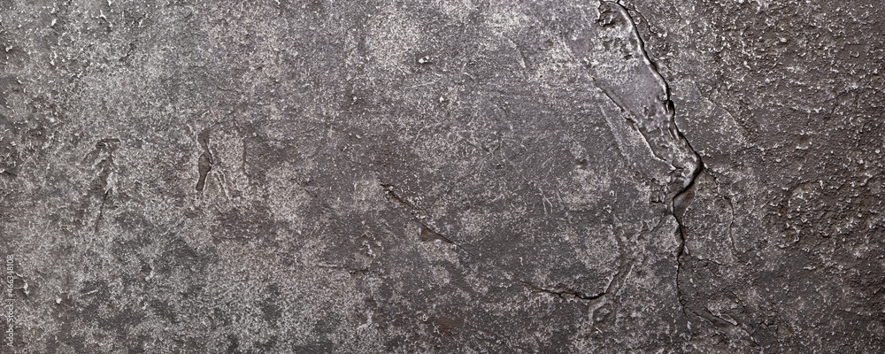 panoramic metal texture, old iron sheet as background