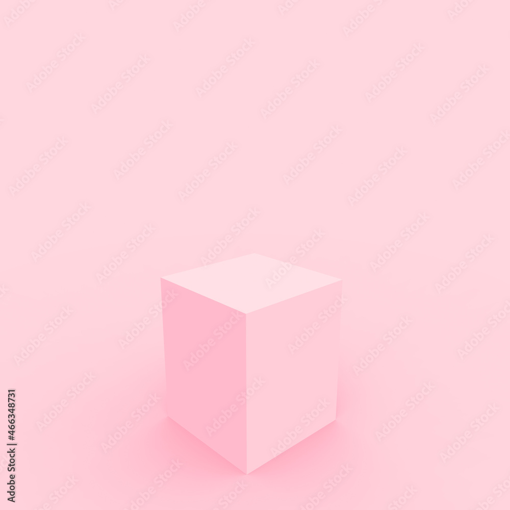 Abstract 3d pink cube and box podium minimal scene studio background. Abstract 3d pink cube and box podium minimal scene studio background.