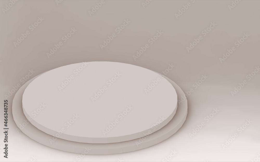 Abstract 3d brown color cylinder podium minimal studio background. Abstract 3d brown color cylinder podium minimal studio background.