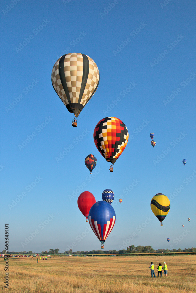 Naklejka premium Hot Air Balloon Championship 