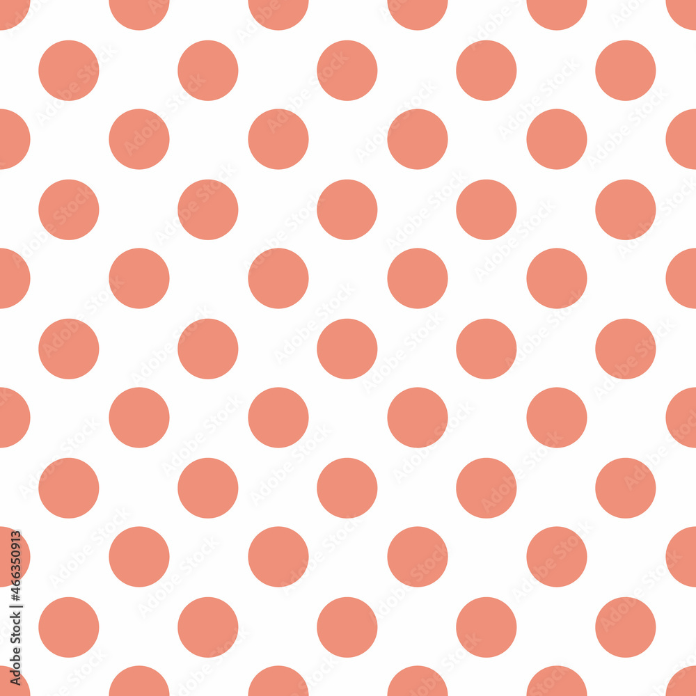 seamless polka red dots pattern
