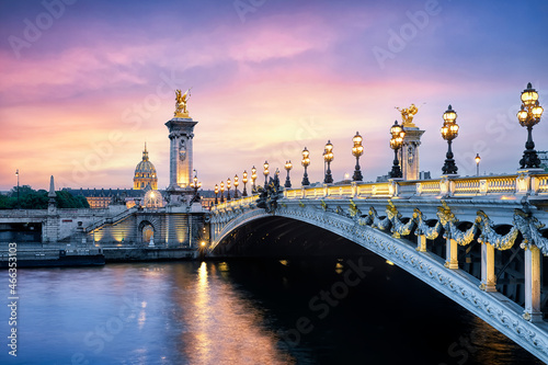 Fototapeta Naklejka Na Ścianę i Meble -  Pont Alexandre III - Paris, France