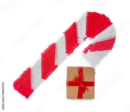 Candy cane pinata and gift ...