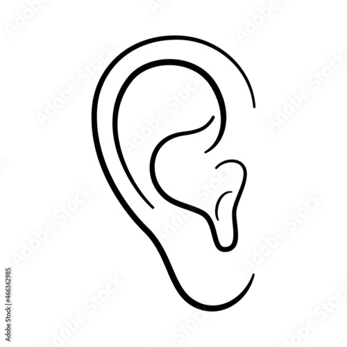 Ear anatomical Icon