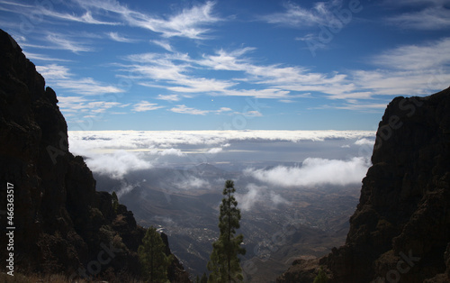 Gran Canaria, central montainous part of the island, Las Cumbres, ie The Summits
