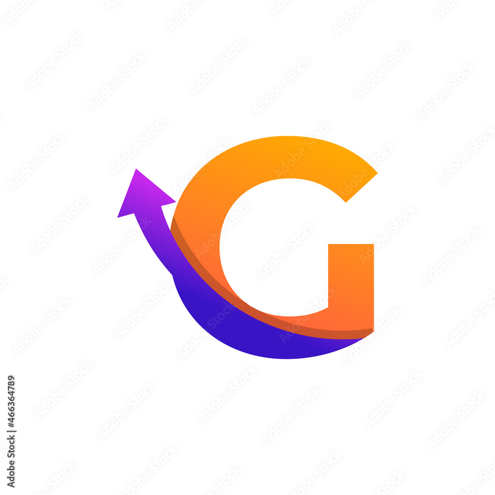 Initial Letter G Arrow Up Logo Symbol. Good for Company, Travel, Start up, Logistic and Graph Logos Initial Letter G Arrow Up Logo Symbol. Good for Company, Travel, Start up, Logistic and Graph Logos