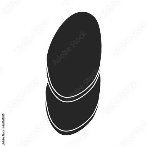 Sausage vector icon.Black vector icon isolated on white background sausage.