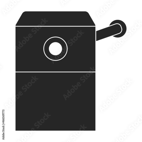 Sharpener vector icon.Black vector icon isolated on white background sharpener.