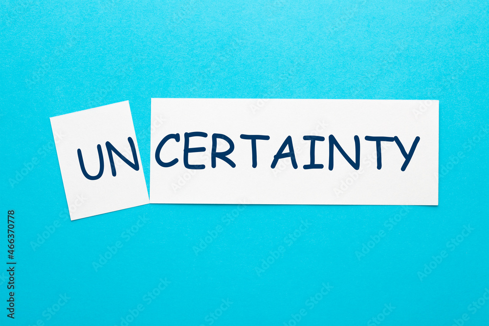 Fototapeta premium Uncertainty Transformed To Certainty