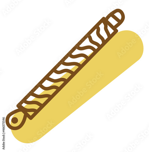 Glamourous bracelet, illustration, vector, on a white background.