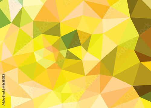 Simple brown yellow background consisting Abstract triangle