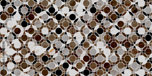  Geometric pattern luxury background with circle overlapping and marble texture