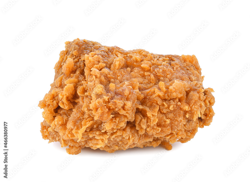 Fried chicken isolated on white background. Fried chicken isolated on white background.