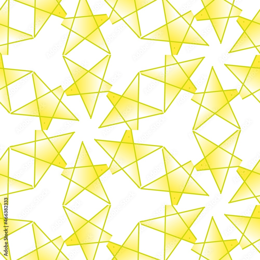 Fototapeta premium Yellow floral illustration design.