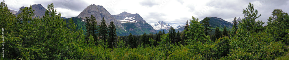 Panorama at Glacier National Park